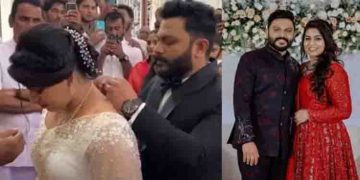 എലിസബത്തിന്റെ കഴുത്തിൽ മിന്നുകെട്ടി മാത്തുക്കുട്ടി