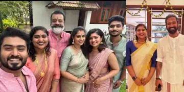 വിവാഹനിശ്ചയ സന്തോഷം പങ്കിട്ട് ഭാ​ഗ്യ സുരേഷും ശ്രേയസും