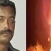 ബൈക്കും ബസും കൂട്ടിയിടിച്ച് തീപിടിത്തം; പൊലീസുകാരന് പൊള്ളലേറ്റു മരിച്ചു