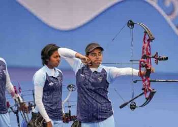 ഏഷ്യൻ ഗെയിംസ്; വനിതകളുടെ കോമ്പൗണ്ട് അമ്പെയ്ത്ത് ടീമിന് സുവർണനേട്ടം