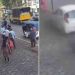 ഫുട്പാത്തിലേക്ക് പാഞ്ഞ് കയറി കാര്; യുവതിക്ക് ദാരുണാന്ത്യം, നാല് പേര് ഗുരുതരാവസ്ഥയില്