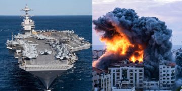 അത്യാധുനിക ആയുധങ്ങളുമായി അമേരിക്കയുടെ സൈനിക കപ്പൽ ഇസ്രയേൽ തീരത്ത്