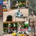 വിചിത്ര ഹെൽമെറ്റുമായി ബൈക്കിൽ അഭ്യാസ പ്രകടനം ; യുവാവിനെതിരെ നടപടി