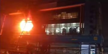 കാനറാ ബാങ്കിന്റെ ബ്രാഞ്ചിൽ തീപിടുത്തം