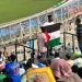 ലോകകപ്പ് വേദിയിൽ പലസ്തീൻ പതാക ; 4 പേർ കസ്റ്റഡിയിൽ