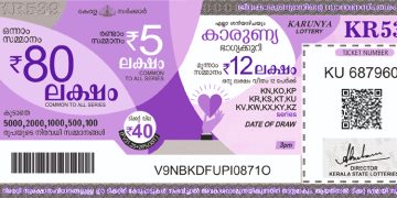 80 ലക്ഷം ഈ നമ്പറിന് ; കാരുണ്യ ലോട്ടറി നറുക്കെടുത്തു