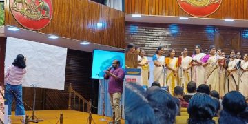 കേരള നിയമസഭയുടെ അന്താരാഷ്ട്ര പുസ്തകോത്സവം ; പാട്ടും ആട്ടവും വരയുമായി ‘അമ്മത്തിരുമൊഴി മലയാളം’