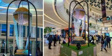 ലോക റെക്കോര്‍‍ഡിലിടം നേടിയ ലോകകപ്പ് മാതൃക തലസ്ഥാനത്തെ ലുലു മാളിലെത്തി