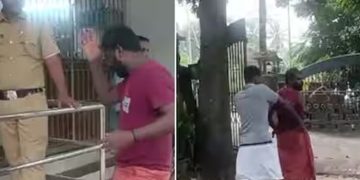 കോഴിക്കോട് ബാലുശ്ശേരി പോലീസ് സ്റ്റേഷനിൽ മദ്യപസംഘത്തിന്‍റെ അഴിഞ്ഞാട്ടം