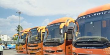 കെഎസ്ആർടിസി സ്വിഫ്റ്റ് ബസിൽ തമിഴ് സിനിമാ പ്രദർശനം ; ജീവനക്കാർക്ക് സസ്പെൻഷൻ