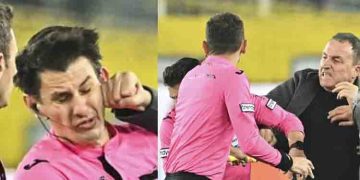 റഫറിയെ മർദിച്ച തുർക്കി ക്ലബ് പ്രസിഡന്റിന് ആജീവനാന്ത വിലക്ക്