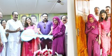 അമ്മക്കിളിക്കൂട് ഭവന നിർമ്മാണ പദ്ധതി വഴി 50 വീടുകൾ കൈമാറി