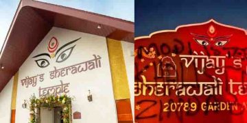 കാലിഫോർണിയയിലെ ഹിന്ദു ക്ഷേത്രത്തിന് നേരെ വീണ്ടും ആക്രമണം