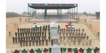 ആദ്യ ഇന്ത്യ-യു.എ.ഇ സംയുക്ത സൈനിക അഭ്യാസം ആരംഭിച്ചു