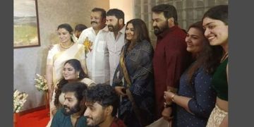 ഭാ​ഗ്യ സുരേഷിന് വിവാഹ മം​ഗളം നേരാന്‍ കുടുംബസമേതമെത്തി മമ്മൂട്ടിയും മോ​ഹന്‍ലാലും