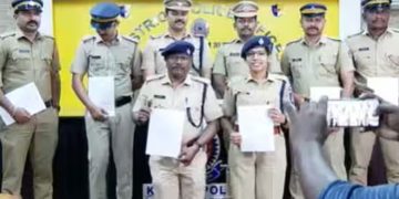 ആലുവാ സ്ക്വാഡിന് ഗുഡ് സർവീസ് എൻട്രി, പ്രശംസാപത്രം സമ്മാനിച്ചു, അജ്മീറിൽ സാഹസികമായി പ്രതികളെ പിടിച്ചതിന്