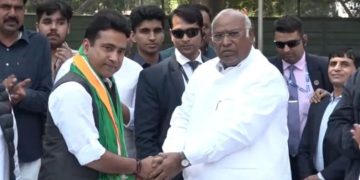 രാജസ്ഥാനിൽ ബിജെപിക്ക് തിരിച്ചടി; ലോക്സഭ എംപി രാഹുൽ കസ്വാൻ കോൺഗ്രസിൽ ചേർന്നു