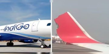 ഒഴിവായത് വന്‍ ദുരന്തം ;  കൊല്‍ക്കത്ത വിമാനത്താവളത്തില്‍ വിമാനങ്ങളുടെ ചിറകുകള്‍ തമ്മില്‍ തട്ടി അപകടം