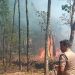 പുതുശ്ശേരിമലയിൽ റബർ തോട്ടത്തിന് തീപിടിച്ചു; വീടുകളിലേക്കും തീ വ്യാപിച്ചു