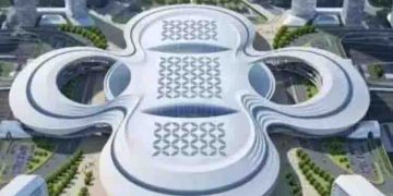 ഭീമൻ സാനിറ്ററി പാഡ് പോലെ; ചൈനയിലെ റെയിൽവേ സ്റ്റേഷൻ ഡിസൈനിനെ കുറിച്ച് വൻ ചർച്ചകൾ