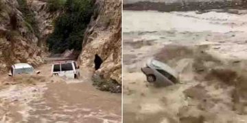 അതീവ ജാഗ്രതയിൽ സൗദി; ശക്തമായ മഴയും വെള്ളപ്പാച്ചിലും, ഡാമുകൾ തുറന്നു, നിരവധിപ്പേരെ രക്ഷപ്പെടുത്തി