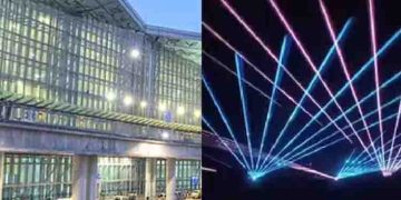 ലേസർ ലൈറ്റ് ഷോകൾക്ക് നിരോധനം; വിലക്ക് സുഭാഷ് ചന്ദ്രബോസ് വിമാനത്താവളത്തിന് സമീപം 8 പൊലീസ് സ്റ്റേഷൻ പരിധിയിൽ