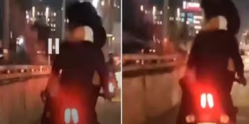 മേൽപ്പാലത്തിലൂടെ യുവതിയെ മടിയിലിരുത്തി യുവാവിന്റെ യാത്ര; ഇരുവരേയും കണ്ടെത്തി പൊലീസ്, സംഭവം ബെം​ഗളൂരുവിൽ