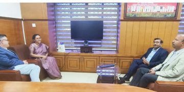 വീണ ജോര്‍ജ് യു.എസ്. എംബസി മിനിസ്റ്റര്‍ കൗണ്‍സിലറുമായി ചര്‍ച്ച നടത്തി