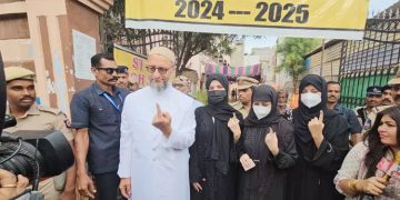 തെലങ്കാനയിൽ പല മണ്ഡലങ്ങളിലും കോൺഗ്രസിന് വോട്ടുചെയ്യാൻ ഉവൈസി അണികൾക്ക് നിർദേശം നൽകി