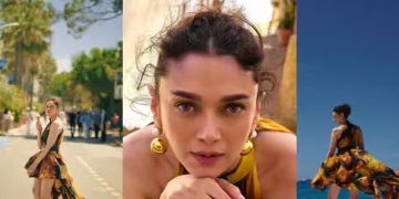 കാന്‍ റെഡ് കാര്‍പറ്റില്‍ ഫ്‌ളോറല്‍ ഗൗണില്‍ തിളങ്ങി അദിതി റാവു; കമന്‍റുമായി സിദ്ധാര്‍ഥ്