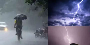 ഇന്നും ഏഴ്, എട്ട് തീയതികളിലും ഒറ്റപ്പെട്ടയിടങ്ങളിൽ ഇടിമിന്നലോടു കൂടിയ മഴക്കും ശക്തമായ കാറ്റിനും സാധ്യത