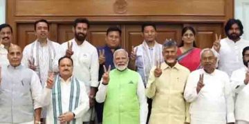 മൂന്നാം എന്‍ഡിഎ സര്‍ക്കാരിന്റെ സത്യപ്രതിജ്ഞ ഇന്ന്; മോദിക്കൊപ്പം സത്യപ്രതിജ്ഞ ചെയ്യുന്നത് 30 ഓളം പേർ