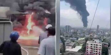 മുംബൈയിൽ വ്യവസായ മേഖലയിലെ ഫാക്ടറിയിൽ തീപിടിത്തം; അപകടം 20 ദിവസം മുൻപ് വൻതീപിടിത്തമുണ്ടായ ഫാക്ടറിക്ക് സമീപം