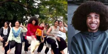 ഡപ്പാങ്കൂത്തുമായി ജർമ്മൻ ടിക്ടോക്കർ നോയൽ റോബിൻസൺ; വിഡിയോ വൈറൽ