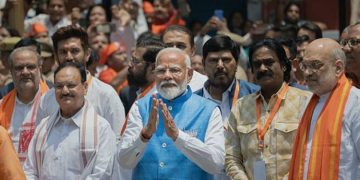 എൻഡിഎയ്ക്ക് 359 സീറ്റുകളെന്ന് റിപ്പബ്ലിക് പി-മാർക്ക് എക്സിറ്റ്പോൾ; ഇന്ത്യ സംഖ്യത്തിന് 154