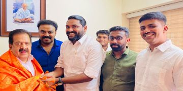 മഹാരാഷ്ട്രയിലെ ഉജ്ജ്വല വിജയം ; പത്തനംതിട്ടയില്‍  രമേശ് ചെന്നിത്തലയെ ആദരിച്ച് യൂത്ത് കോൺഗ്രസ്