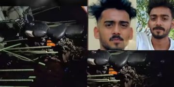 നിയന്ത്രണം വിട്ട ബുള്ളറ്റ് പാലത്തിൽ ഇടിച്ചു; ശരീരത്തിൽ കമ്പി തുളച്ചു കയറി യുവാക്കൾക്ക് ദാരുണാന്ത്യം