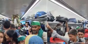 വന്ദേഭാരത് എക്സ്പ്രസിലും തിങ്ങിനിറഞ്ഞ് ടിക്കറ്റില്ല യാത്രക്കാർ; വിഡിയോ വൈറലായതോടെ പ്രതികരണവുമായി റെയിൽവേ