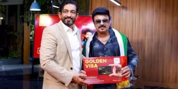 നടൻ റിയാസ് ഖാന് യു.എ.ഇ ഗോൾഡൻ വിസ