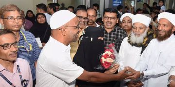 ഹാജിമാരുടെ ആദ്യസംഘം കരിപ്പൂരിൽ തിരിച്ചെത്തി