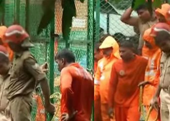 തോട്ടില്‍ യുവാവിനെ കാണതായ സംഭവം; മാലിന്യം നീക്കാനുള്ള ശ്രമം തുടരുന്നു