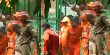 തോട്ടില്‍ യുവാവിനെ കാണതായ സംഭവം; മാലിന്യം നീക്കാനുള്ള ശ്രമം തുടരുന്നു