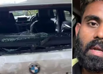 ‘ബിഎംഡബ്യൂവിന് പിന്നില് ലോറിയിടിച്ചു’ ; പൊലീസ് സ്റ്റേഷനില് നേരിട്ടത് മോശം അനുഭവമെന്ന് സായി കൃഷ്ണ