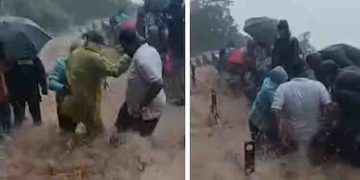 ചങ്കിടിക്കാതെ കാണാൻ പറ്റില്ല; മഴയിൽ റായ്ഗഡ് കോട്ടയിലേക്കുള്ള വഴിയിൽ കുടുങ്ങിയ സഞ്ചാരികളുടെ വീഡിയോ വൈറല്‍