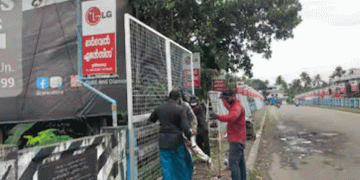 കരുവന്നൂര്‍ വലിയ പാലത്തില്‍ സുരക്ഷാവേലികള്‍ സ്ഥാപിക്കുന്ന പ്രവര്‍ത്തികള്‍ ആരംഭിച്ചു