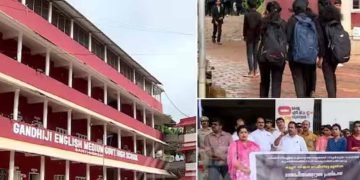 സർക്കാർ ഇംഗ്ലീഷ് മീഡിയം സ്കൂളിലെ കുട്ടികളെ മാനേജ്മെൻ്റ് സ്ക്കൂളിലേക്ക് മാറ്റിയ  സംഭവം ; രക്ഷകർത്താക്കൾ സമരം തുടങ്ങി