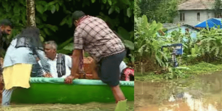 കനത്ത മഴ ; മാനന്തവാടി വാളാട് കൂടംകുന്നിലെ 200 വീട്ടുകാർ ഒറ്റപെട്ടു