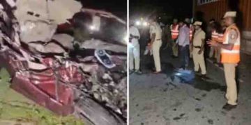 തിരുവള്ളൂരിൽ കാറും ട്രക്കും കൂട്ടിയിടിച്ച് അഞ്ച് വിദ്യാർത്ഥികൾക്ക് ദാരുണാന്ത്യം; രണ്ട് പേർക്ക് ഗുരുതര പരിക്ക്