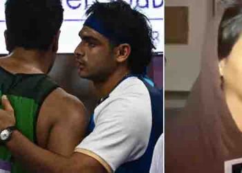 പാകിസ്ഥാന്‍ താരം അര്‍ഷദ് നദീം എനിക്ക് സ്വന്തം മകനെ പോലെയെന്ന് നീരജിന്റെ അമ്മ! വെള്ളി നേട്ടത്തിലും സന്തോഷം