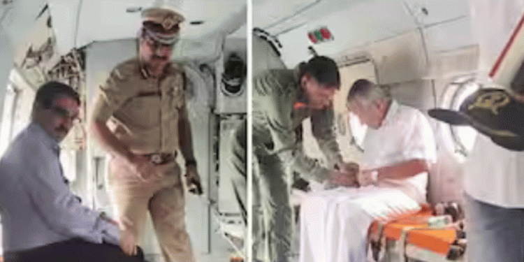 മുഖ്യമന്ത്രി പിണറായി വിജയൻ കോഴിക്കോട് നിന്ന് വയനാട്ടിലേക്ക് യാത്ര തിരിച്ചു